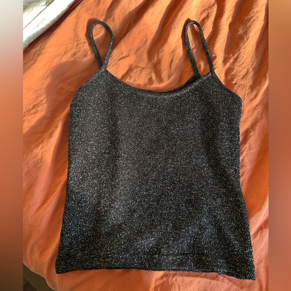 Cute black top with sparkles - Picture 1 of 3